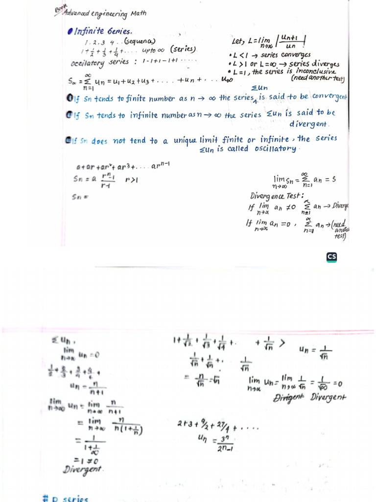 Infinite Series | PDF