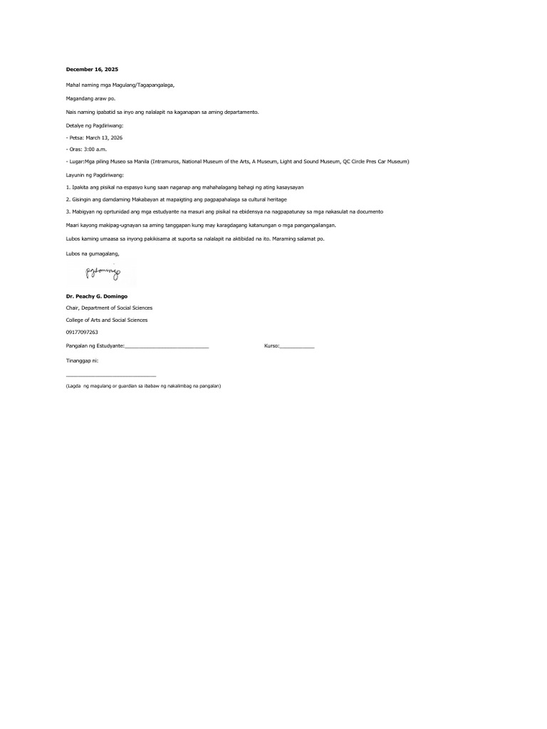 002 Letter of Information Fil | PDF