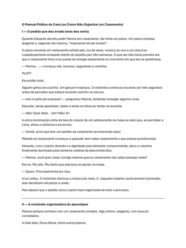 O Manual Prático Do Caos | PDF