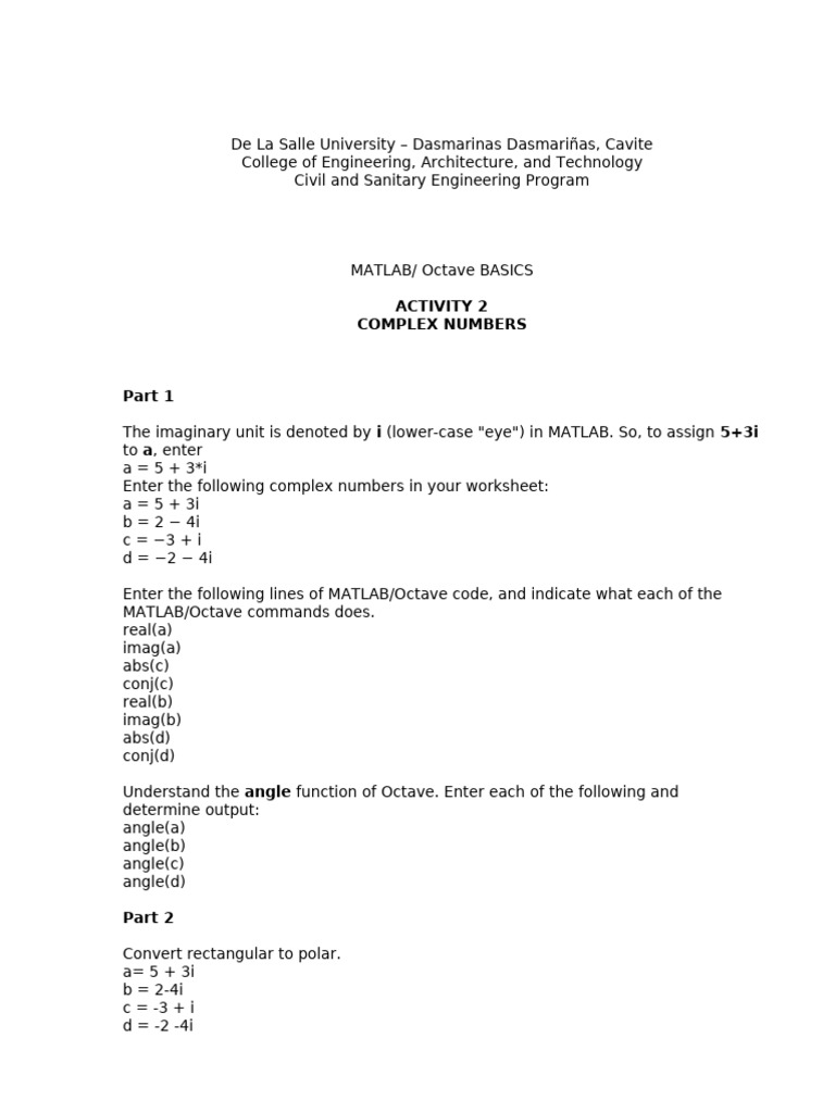 Numsol 2 | PDF | Exponential Function | Complex Analysis