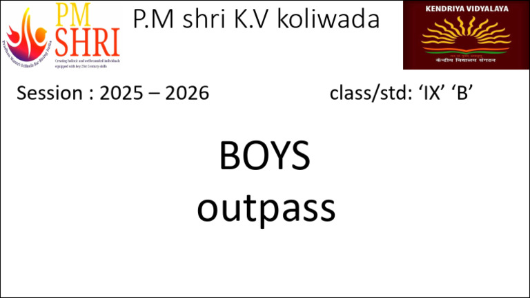 School Out Pass | PDF