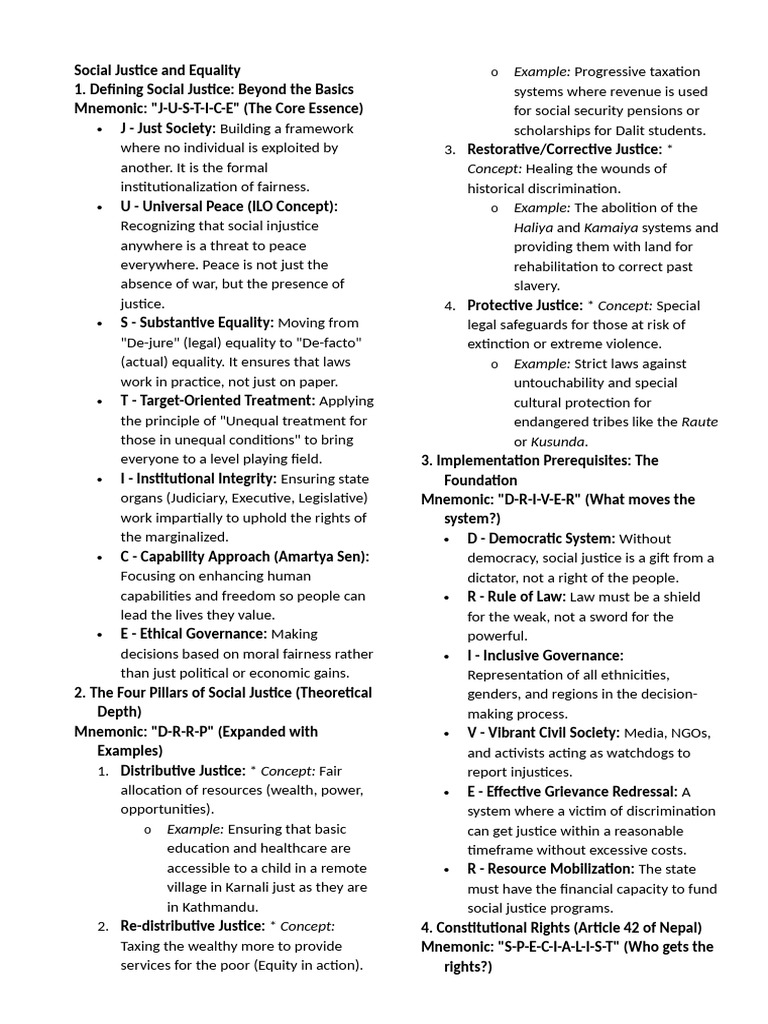Example | PDF | Social Equality | Social Justice