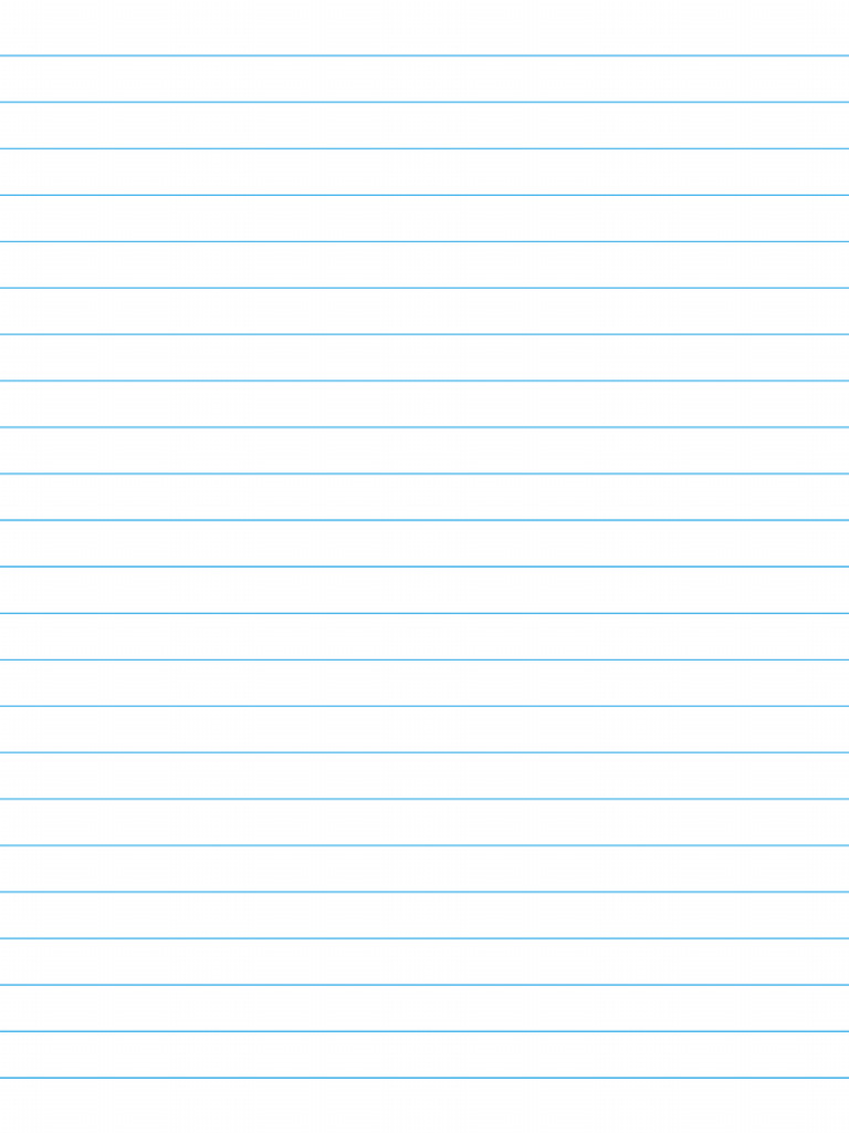 Lined Notebook Paper Template | PDF