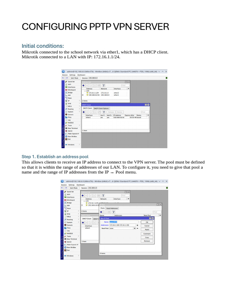 VPN PPTP | PDF