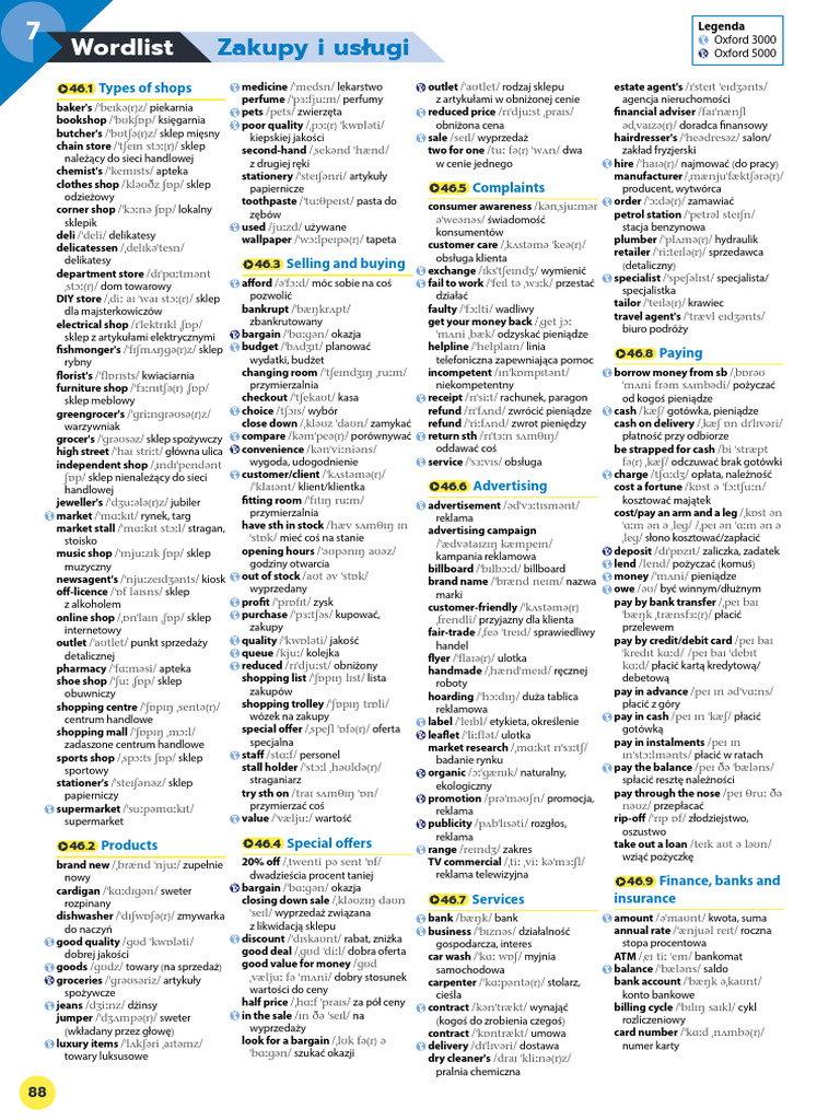Orm 2 Wordlist Unit 07 | PDF