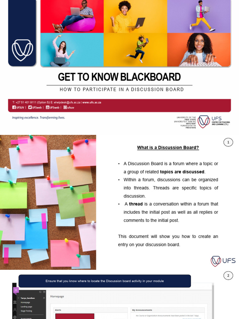 How To - Participate in A Discussion Board 2022 | PDF | Internet Forum ...