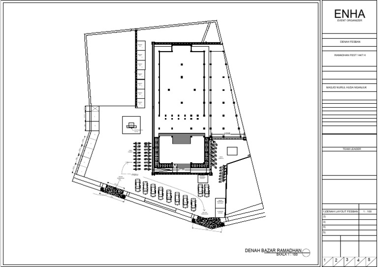 Denah Layout Bazar Ramadhan | PDF