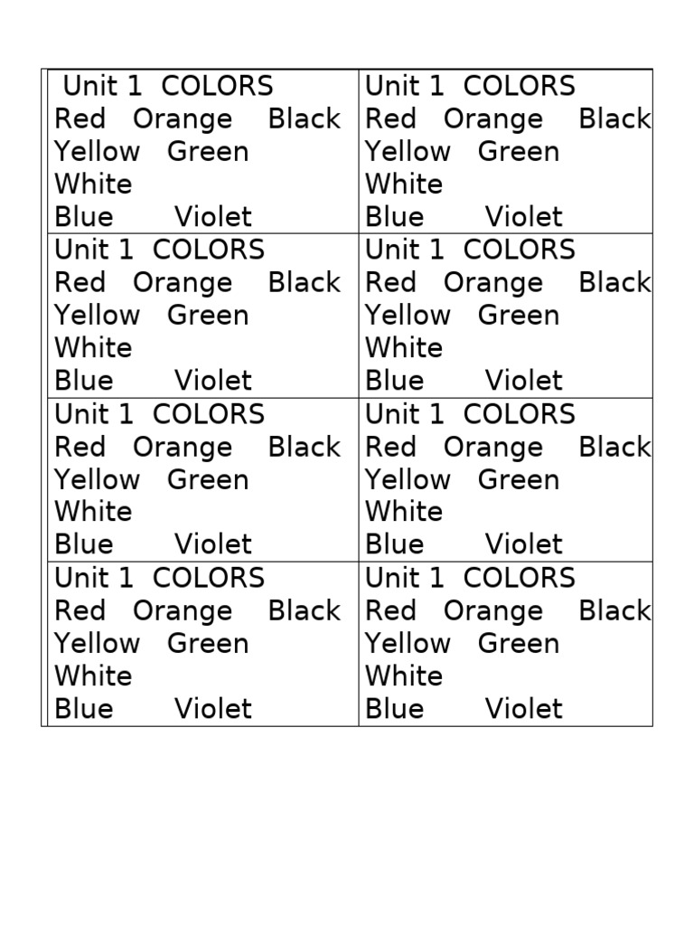 Colors | PDF