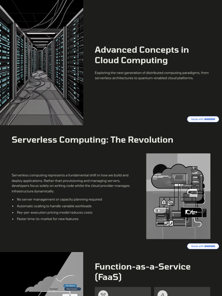 Advanced Concepts in Cloud Computing | PDF | Cloud Computing | Computing