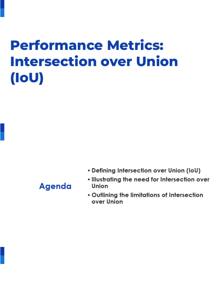 Performance Metrics - IoU | PDF | Applied Mathematics