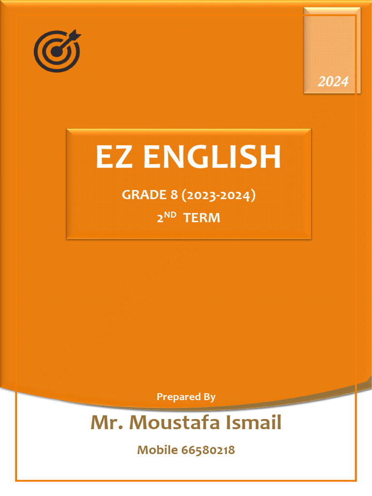 Grade 8 - 2nd Term 2024 MR - Moustafa Ismail | PDF