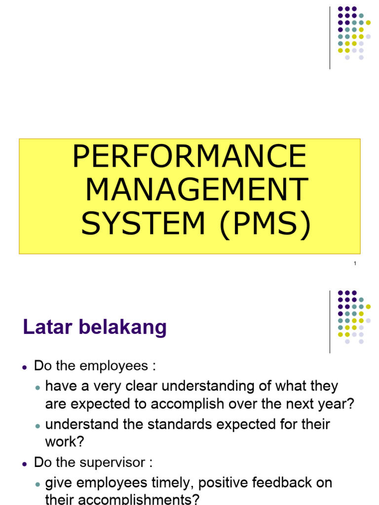 Performance Management System | PDF