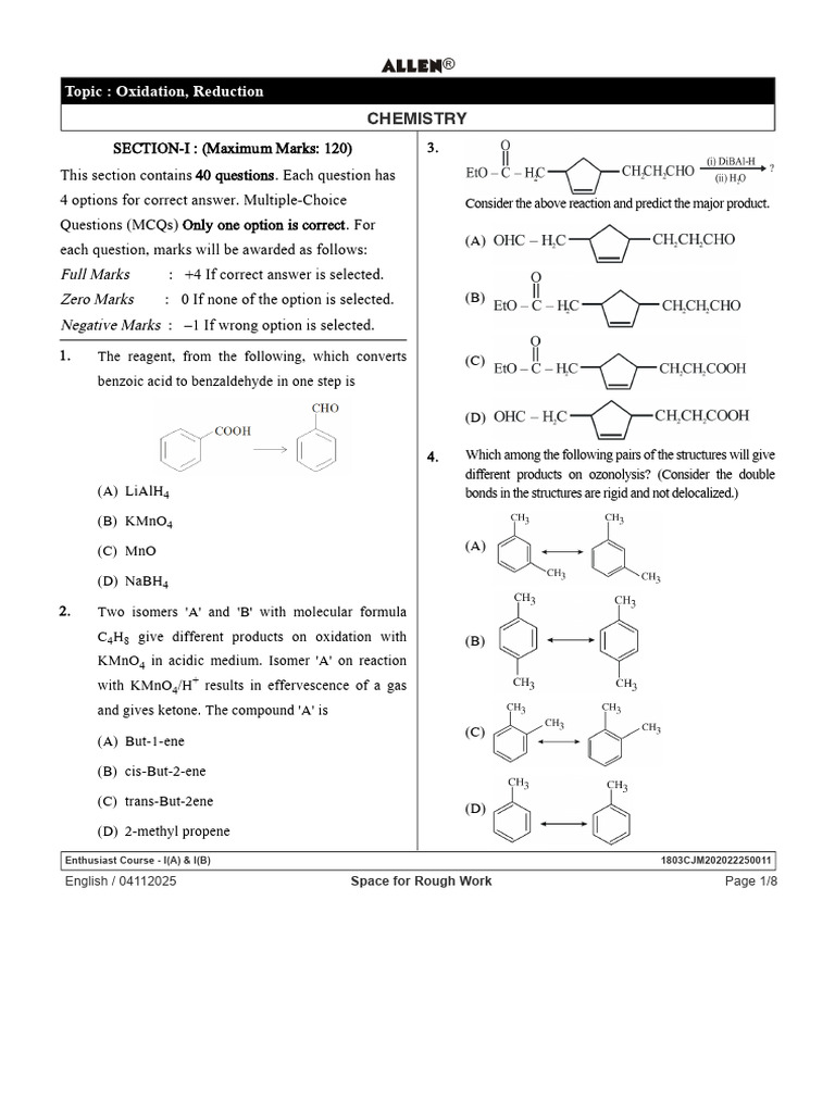 0411 Oxidation and Reduction FINAL | PDF | Redox | Chemical Reactions