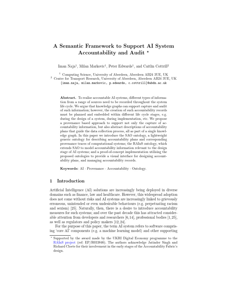 91 A Semantic Framework To Suppor | PDF | Ontology (Information Science ...
