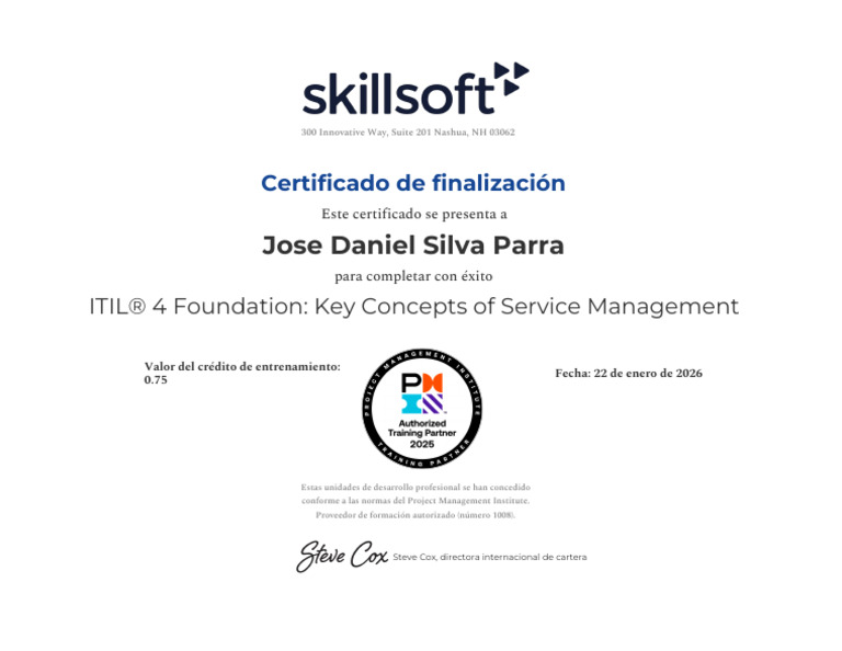 ITIL® 4 Foundation - Key Concepts of Service Management | PDF