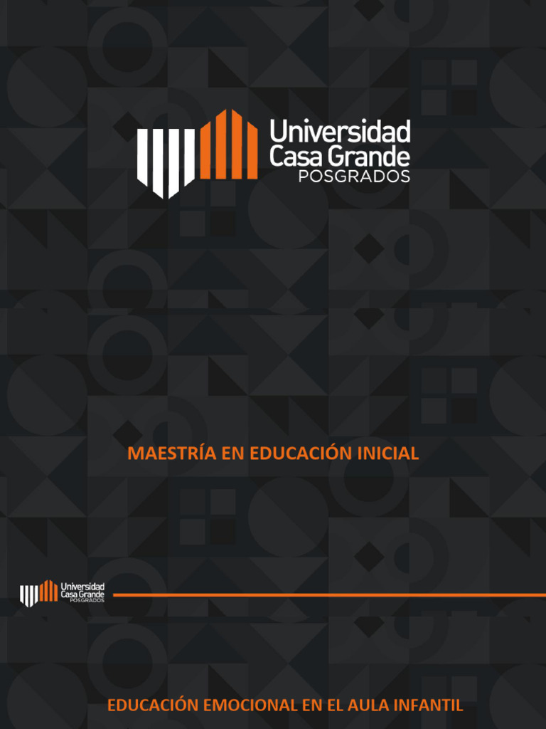 Educacion Emocional en El Aula Infantil | PDF | Las emociones ...