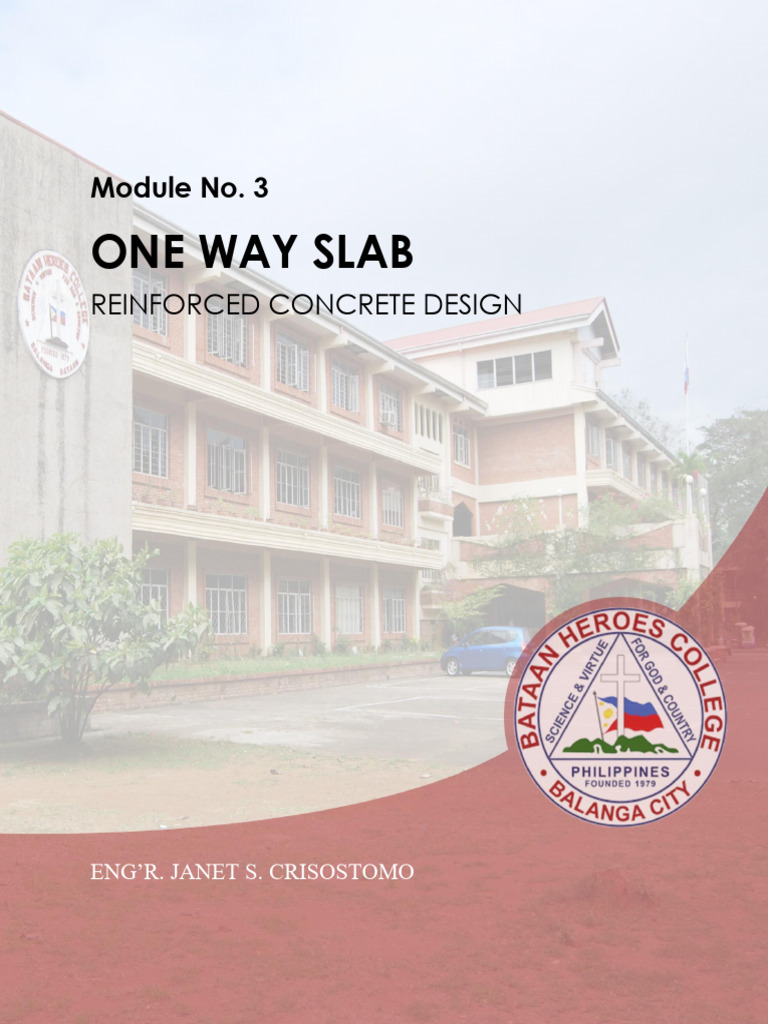 RCD Mod. 4 - One Way Slab | PDF | Beam (Structure) | Reinforced Concrete