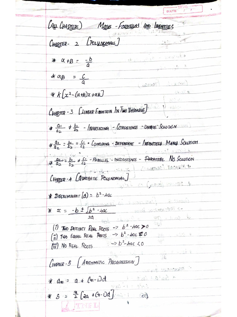 Formula - All Chapter | PDF