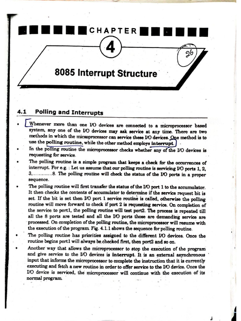 Interrupt Structure | PDF