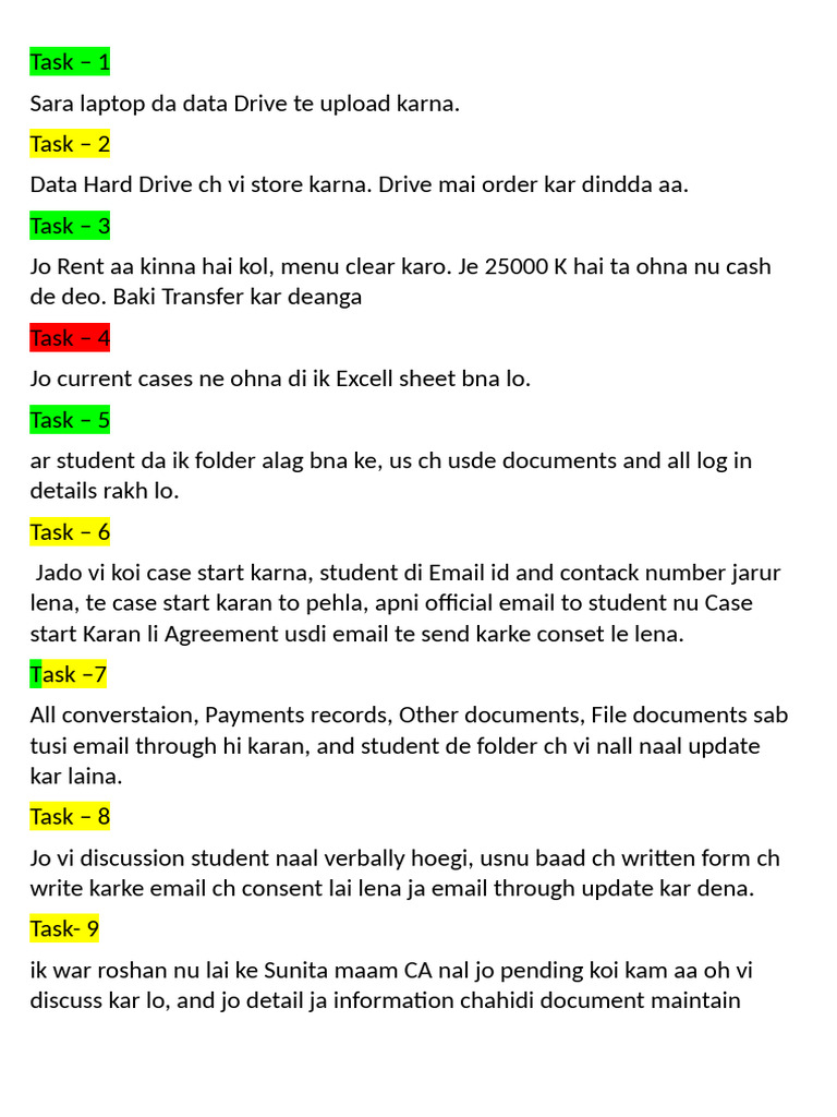 Task | PDF