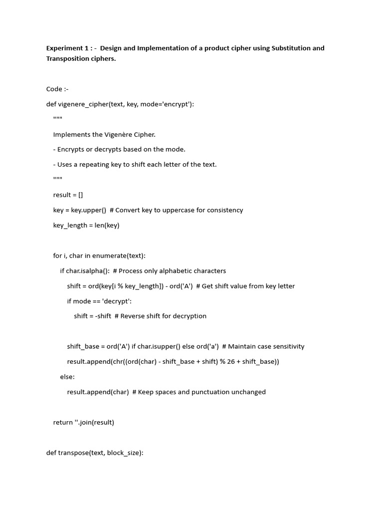 Experiment 1 Code | PDF | Secrecy | Cyberwarfare