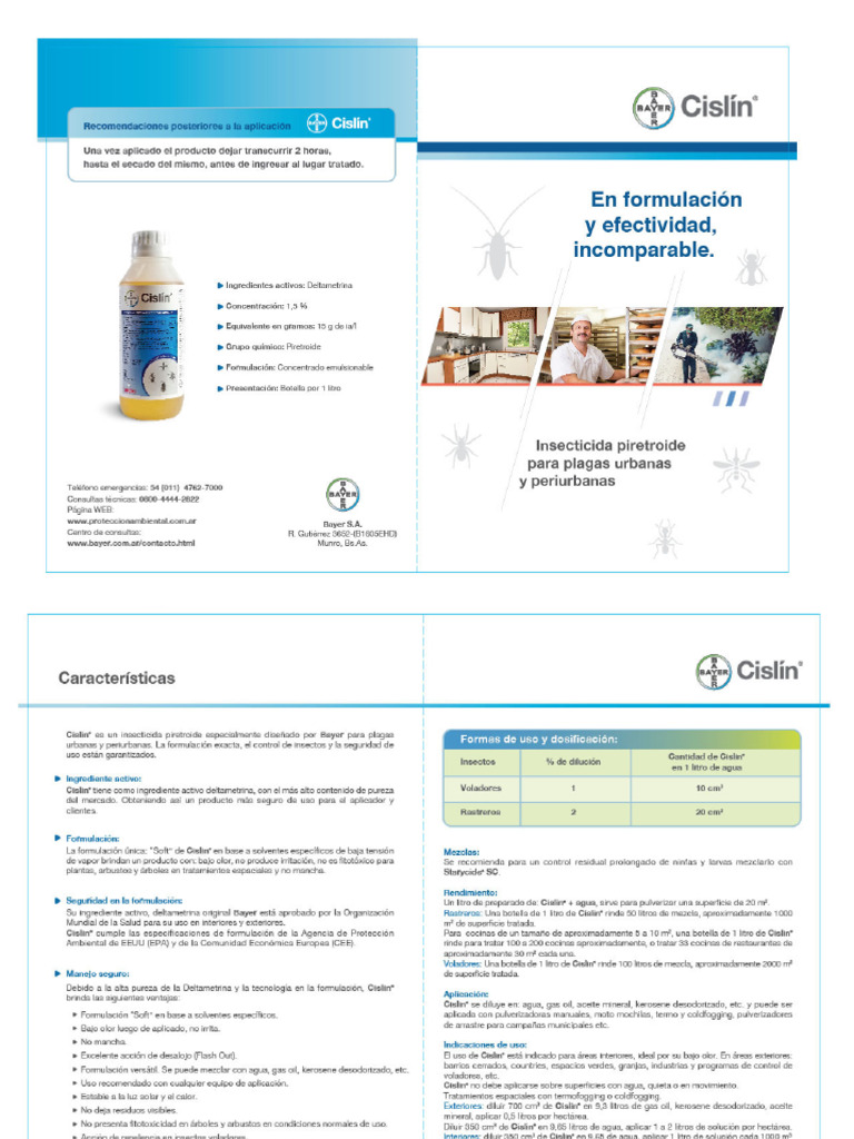 Guia de Productos Cislin | PDF