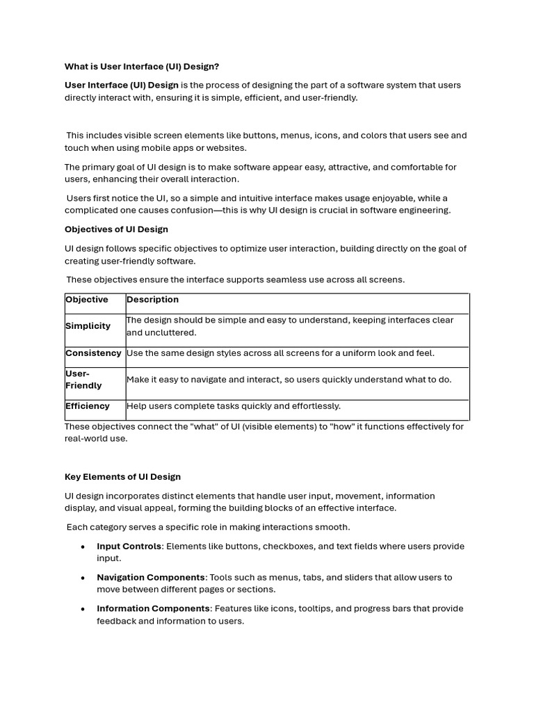What Is User Interface | PDF | User Interface | User Interface Design