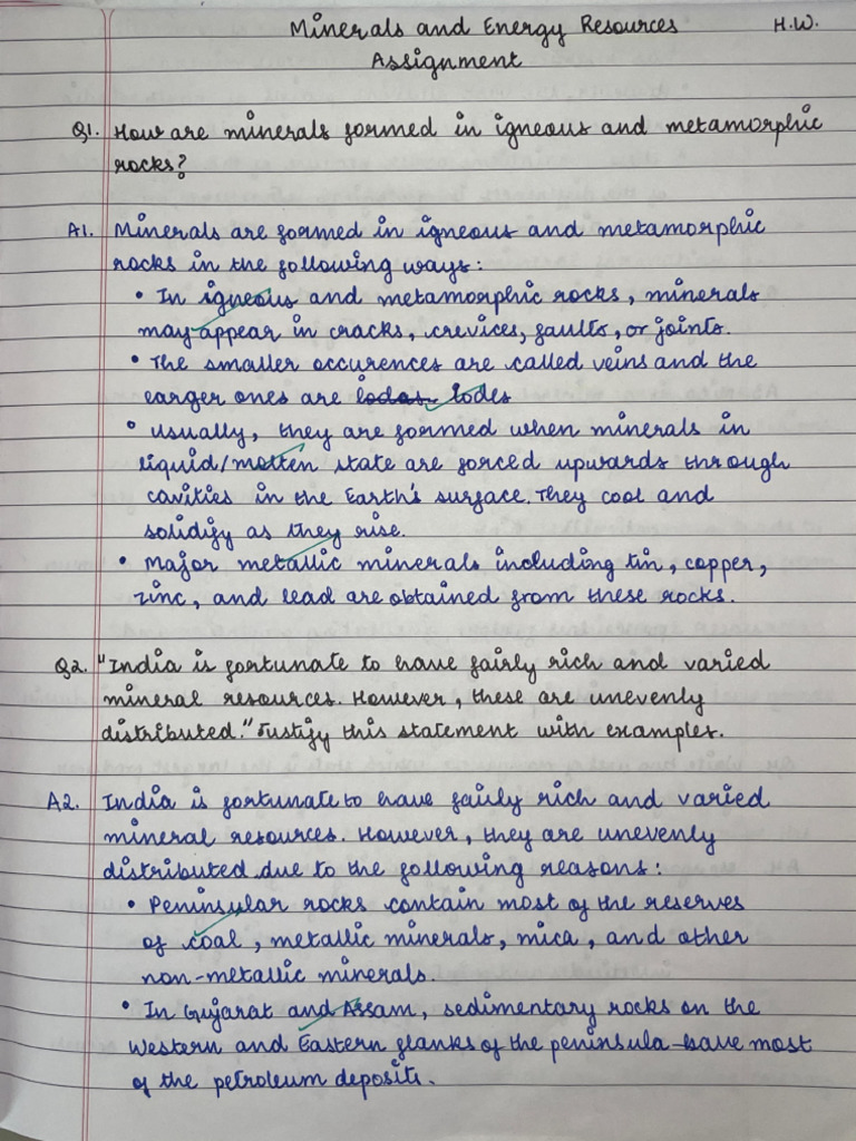 Minerals and Energy Resources | PDF