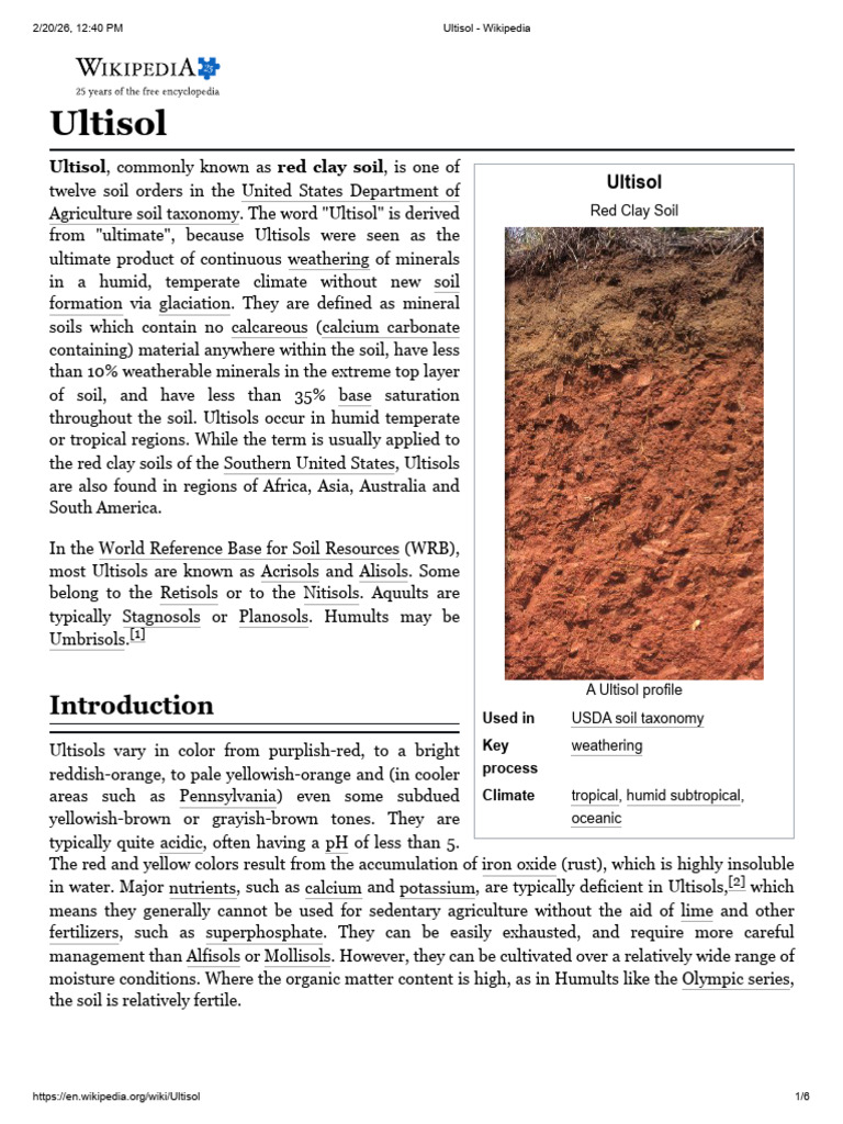 4 Ultisol | PDF | Earth Sciences | Soil Science