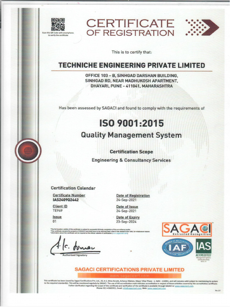 ISO 9001 2015 Quality Management System | PDF