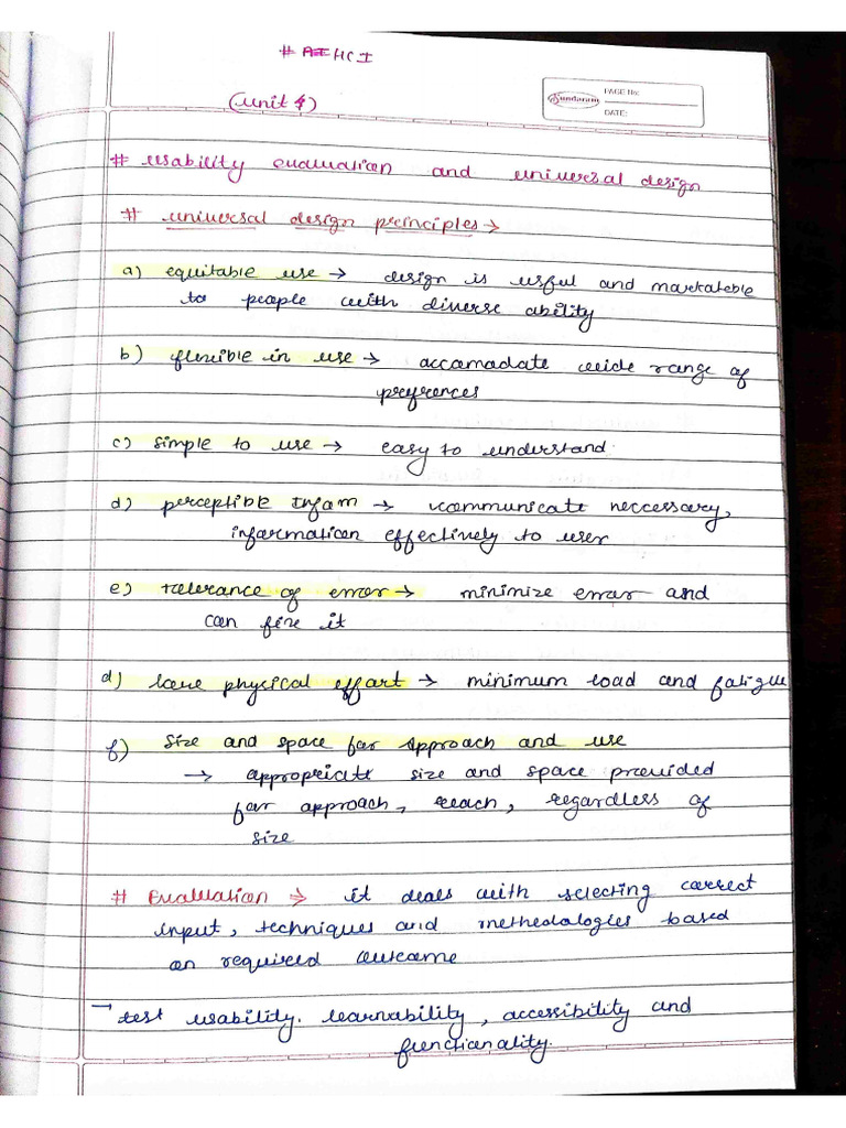 Spandan HCI Unit 4 | PDF
