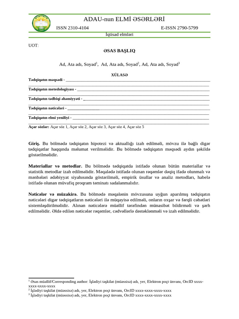 Shablon | PDF