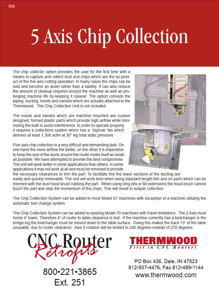5 Axis Chip Collector 2 | PDF | Mechanical Engineering
