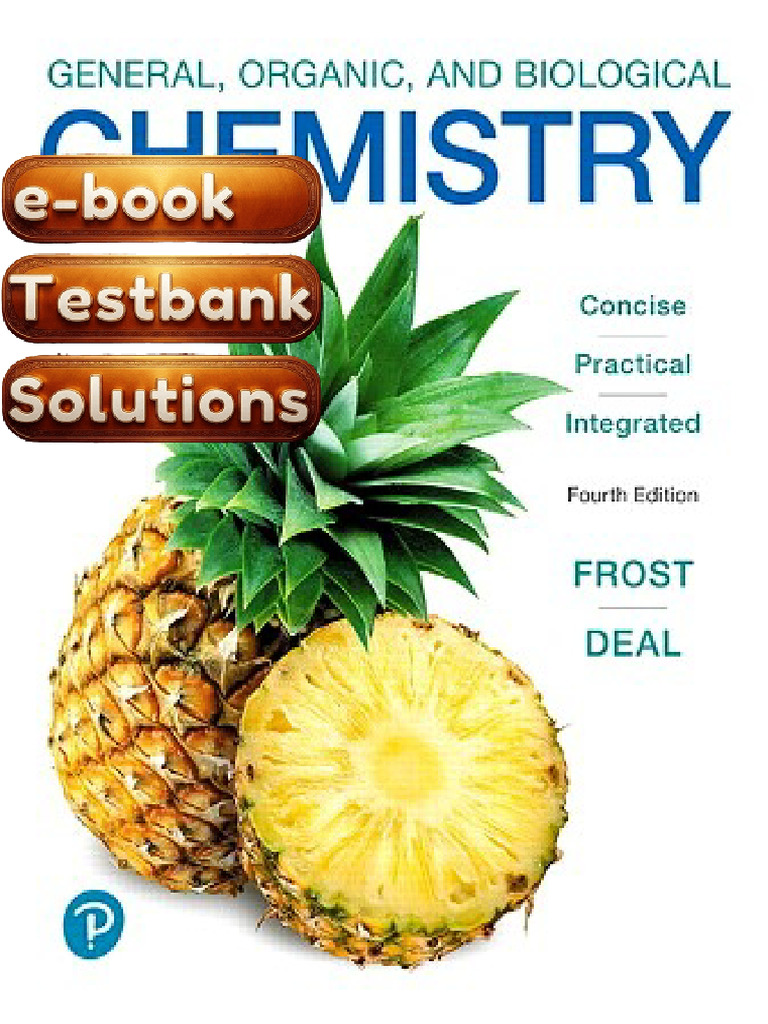 E-Book Testbank for General Organic and Biological Chemistry 4th ...