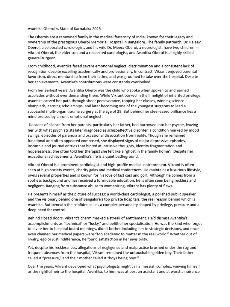 Final External Case Document | PDF | Psychiatry | Mental Disorder