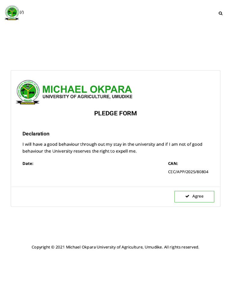 Pledge Form | PDF