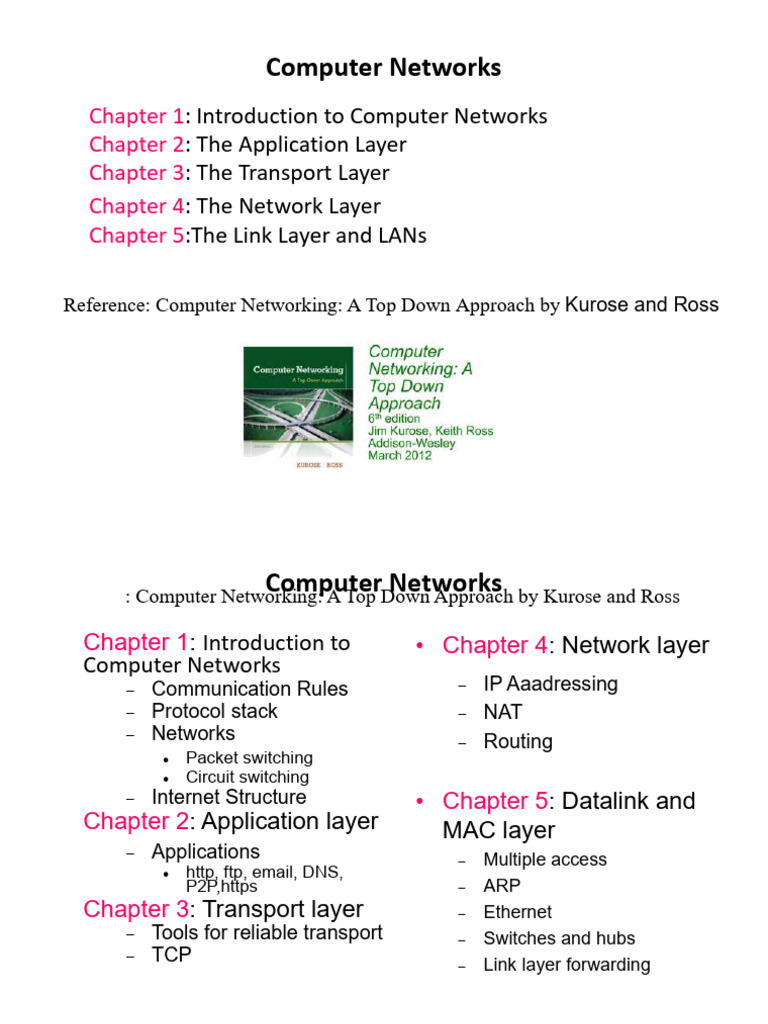 ch1 Computer Networks | PDF | Computer Network | Internet Service Provider