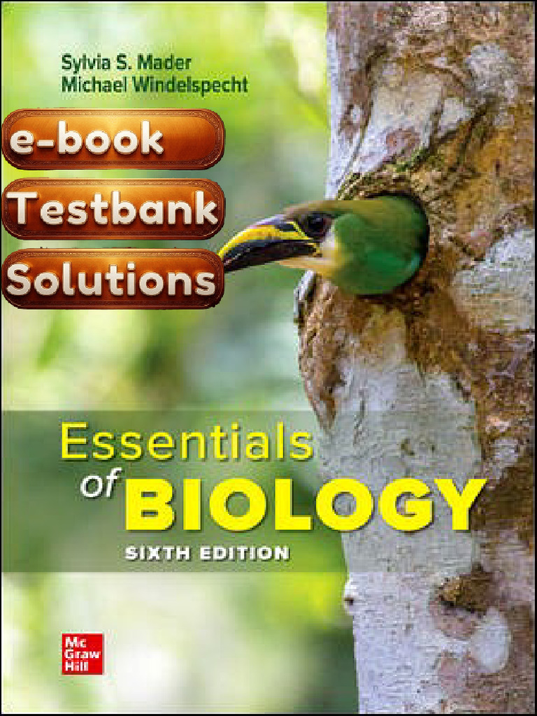 E-Book Testbank For Essentials of Biology 6th Edition Mader ...