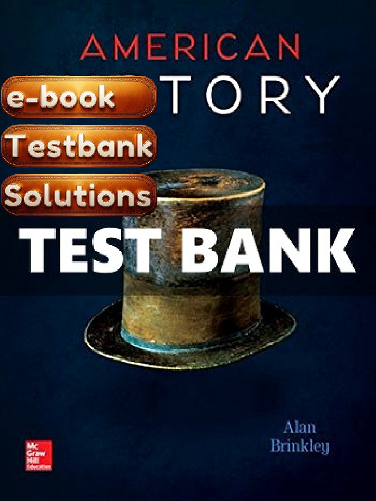 E-Book Testbank For American History 15th Edition Alan Brinkley ...