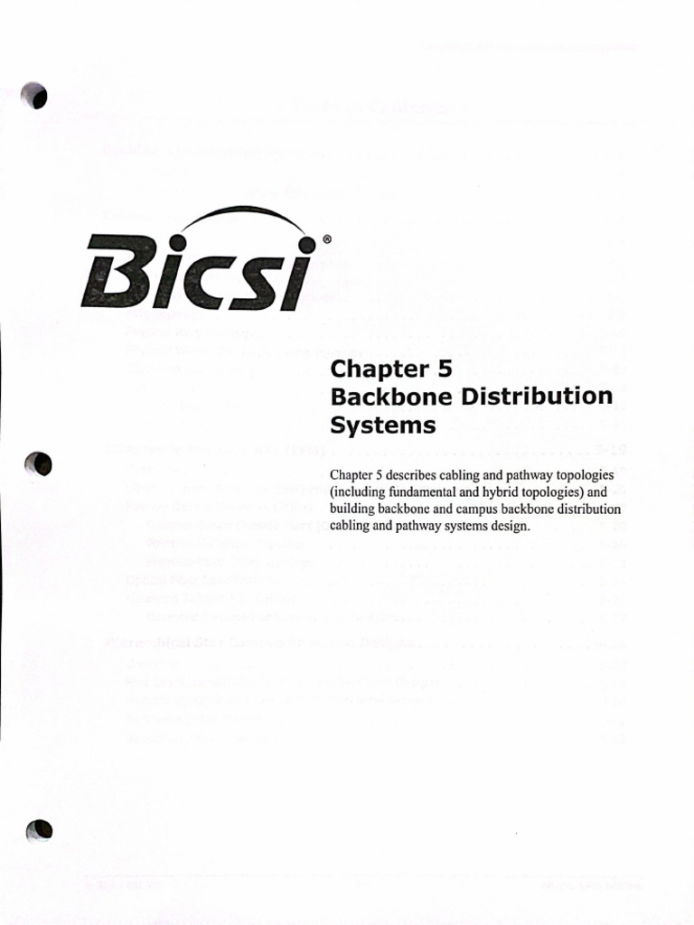 7.chapter 5 Backbone Distribution Systems | PDF
