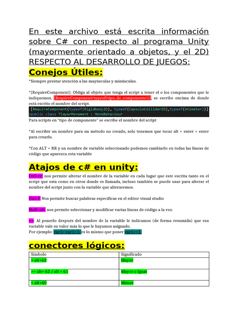 Machete de Programacion | PDF | Objeto (informática) | C Sharp ...