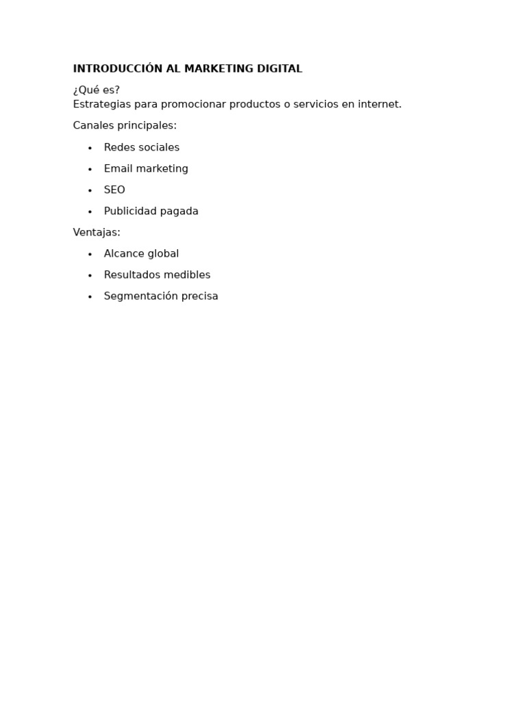 Introducción Al Marketing Digital | PDF