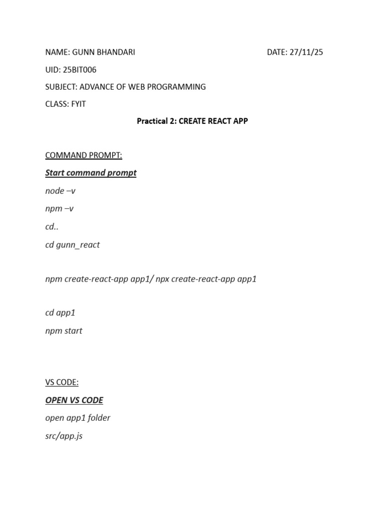 Practical 2 | PDF