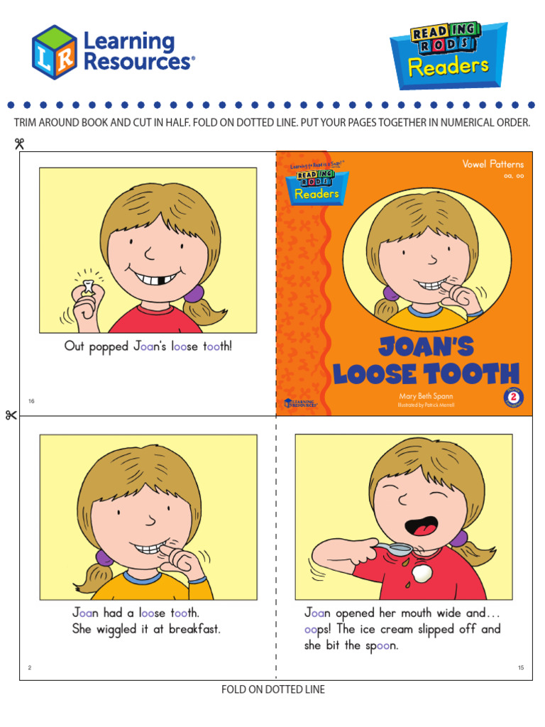 Reading Rods Joans Tooth Book Level 2 | PDF | Pedagogy | Learning