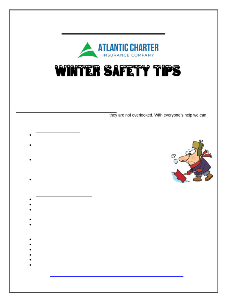 Winter Safety Tips - Special Edition 2023 (Final) | PDF | Winter Storm ...