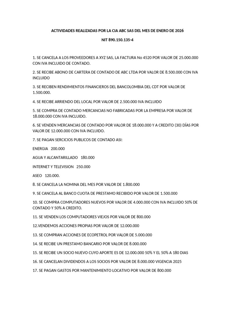 Ejercicio Practico Flujo de Efectivo | PDF | Servicios financieros | Dinero