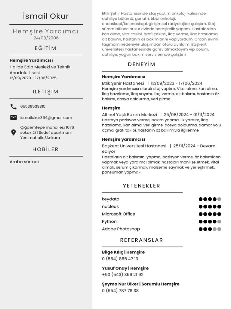 İso CV | PDF