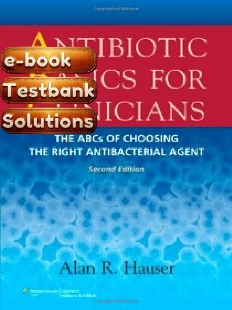 E-Book Testbank For Antibiotics Basics For Clinicians Choosing The ...