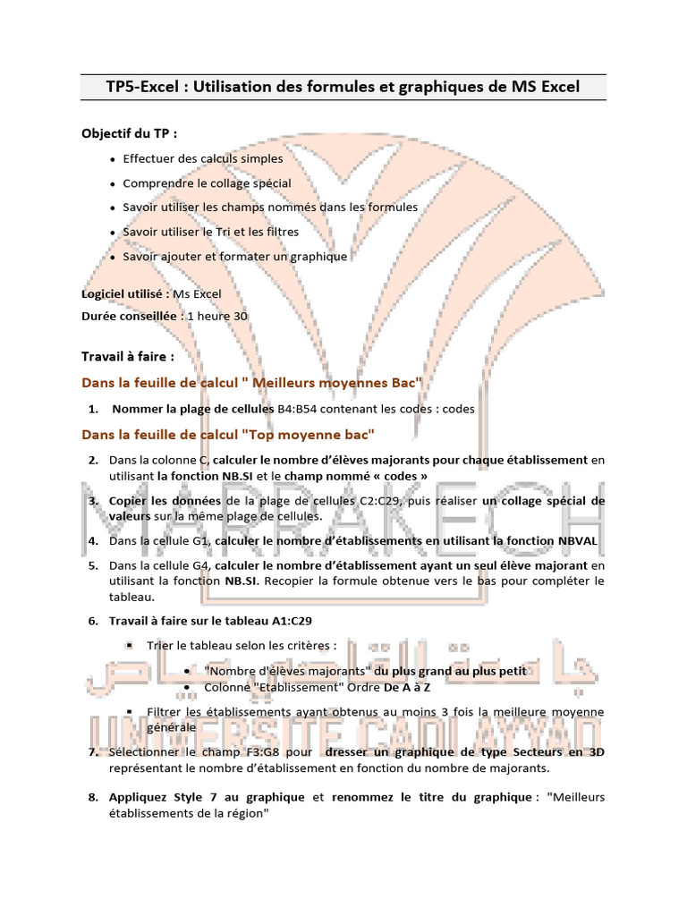 Tp5 Uca Excel | PDF