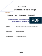 Desarrollo PROYECTO INDUSTRIAL